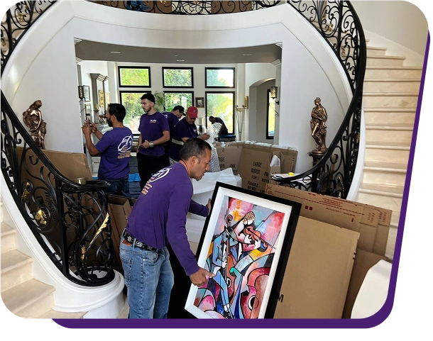 Art moving process