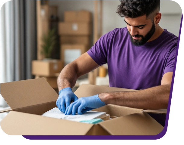 Luxury moving process