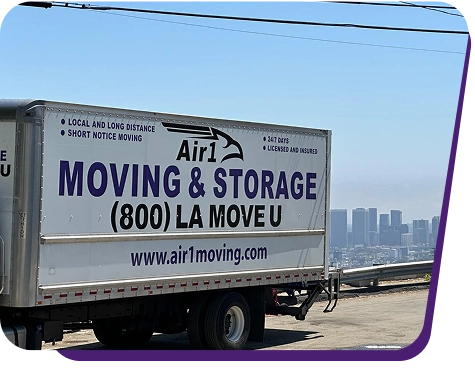 Professional movers at work